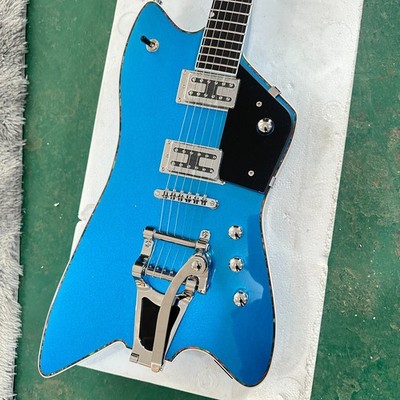 G6199 Billy-Bo Jupiter Thunderbird Blue Electric Guitar Bigsby Tremolo ShipUS