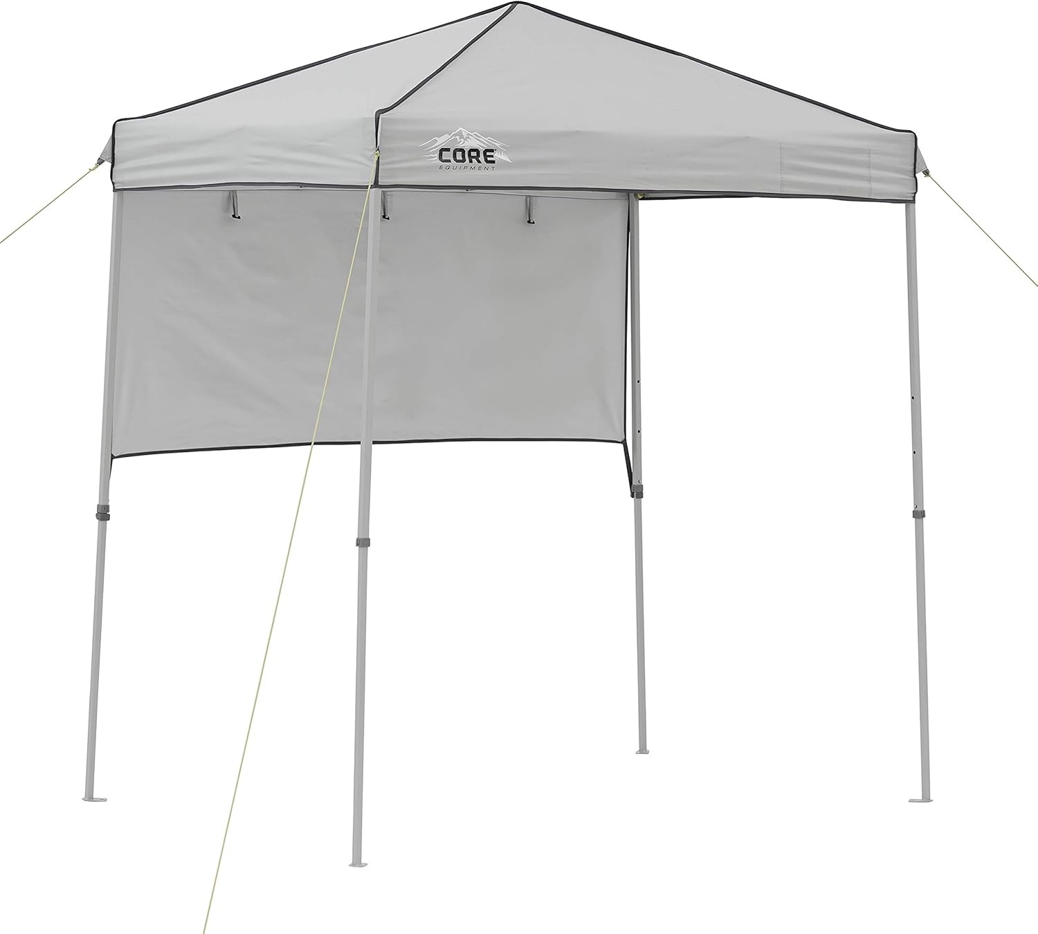 Tent With Adjustable Sun Wall, 6 Ft X 4 Gray