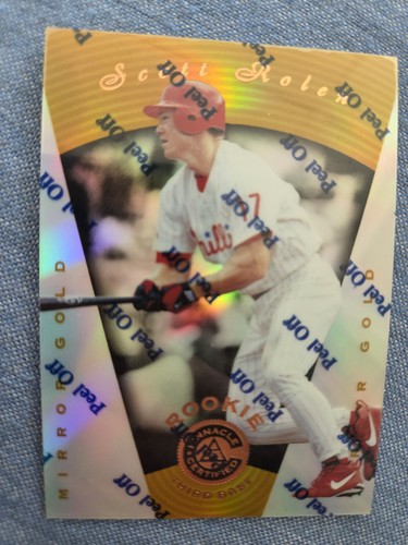 1997 Scott Rolen Pinnacle Certified Mirror Gold #112