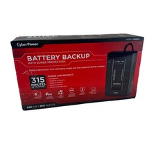 CyberPower SX650U 8-Outlet 650VA PC Battery Backup - Black