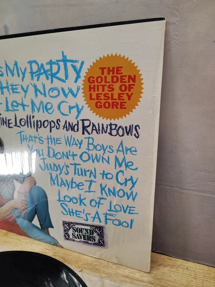 The Golden Hits of Lesley Gore LP Mercury SR 61024 It's My Party, Mint ,Shrink - Imagem 3 de 4