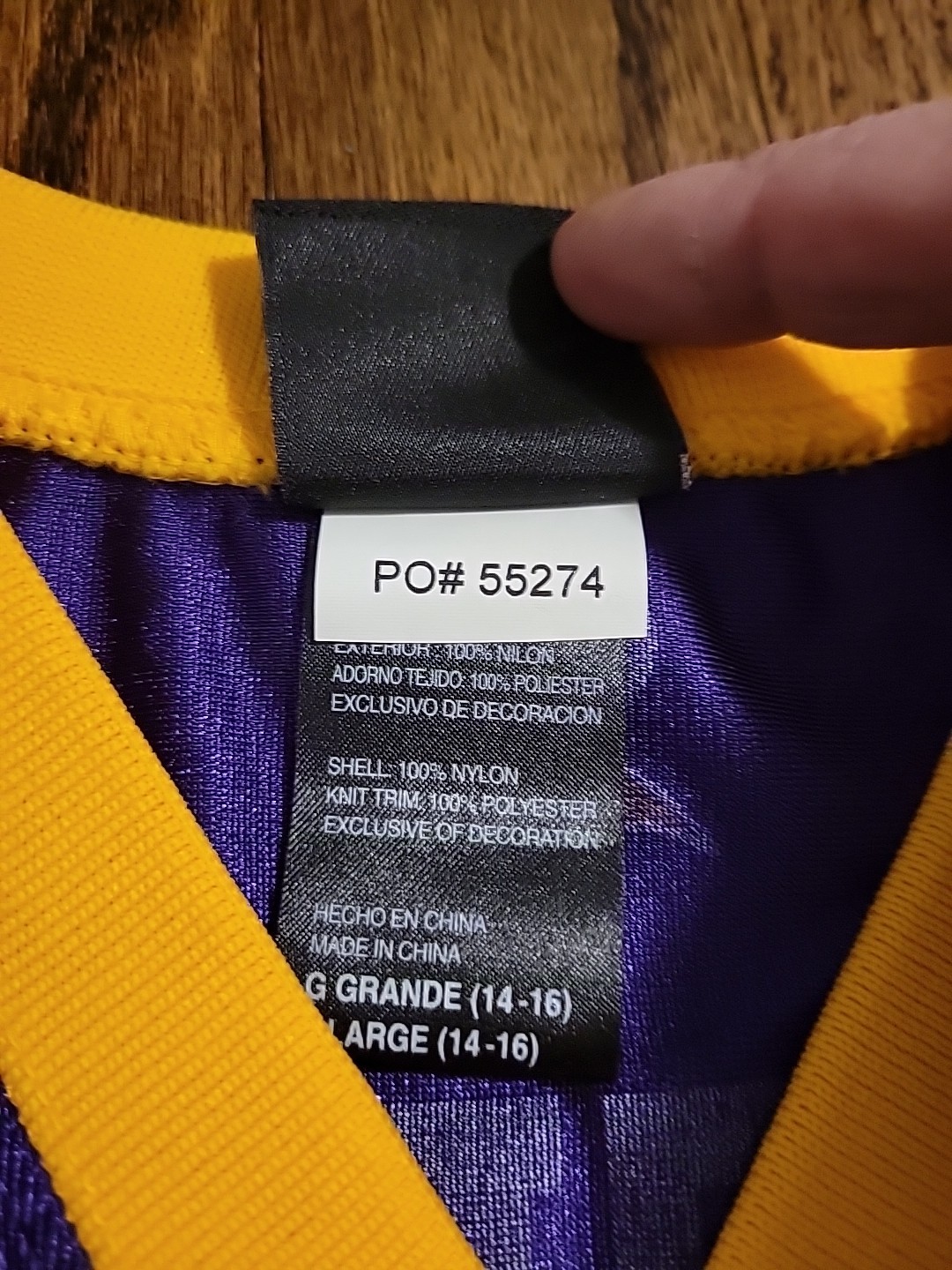 Reebok Adrian Peterson Minnesota Vikings Football Jersey Youth Large 14-16 Boys  thumbnail 6