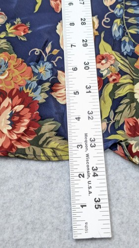 Victorias Secret Floral Slip Dress Nightie Gold Label 90s MED Lingerie Low Back - Picture 10 of 12