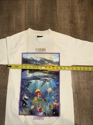 RARE Vintage 90s Disney The Little Mermaid Under the Sea Tee Size