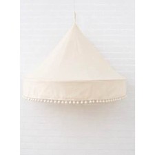 Ivory Bed Canopy Netting