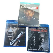 THE EQUALIZER 1, 2 3 - Blu-ray w/ Slipcover For 3