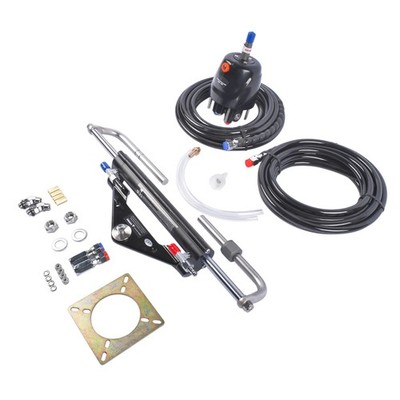 New Hydraulic Outboard Steering Kit, 150HP, Boat Marine System w/ 2x20FT