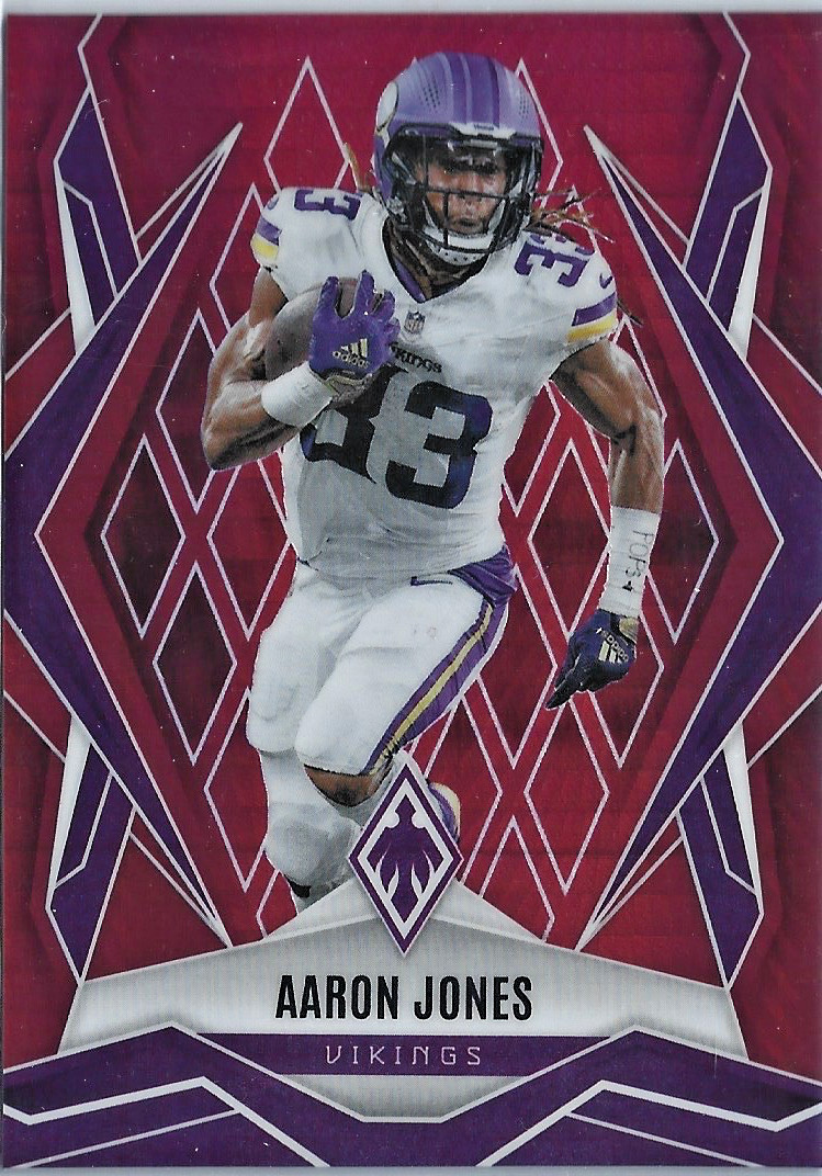 2025 Panini Phoenix - Aaron Jones #85 Red Hyper /399