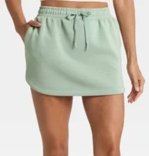 NEW All In Motion Women's Airy Sleek Skort Sage Green Size Large