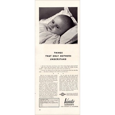 1939 Vanta Garments Original Vintage Print Ad