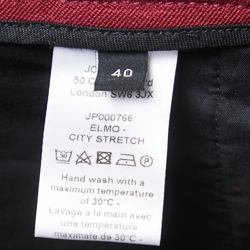 Joseph Burgundy Stretch Denim Jeans M Waist 30" - 第 6/7 張圖片