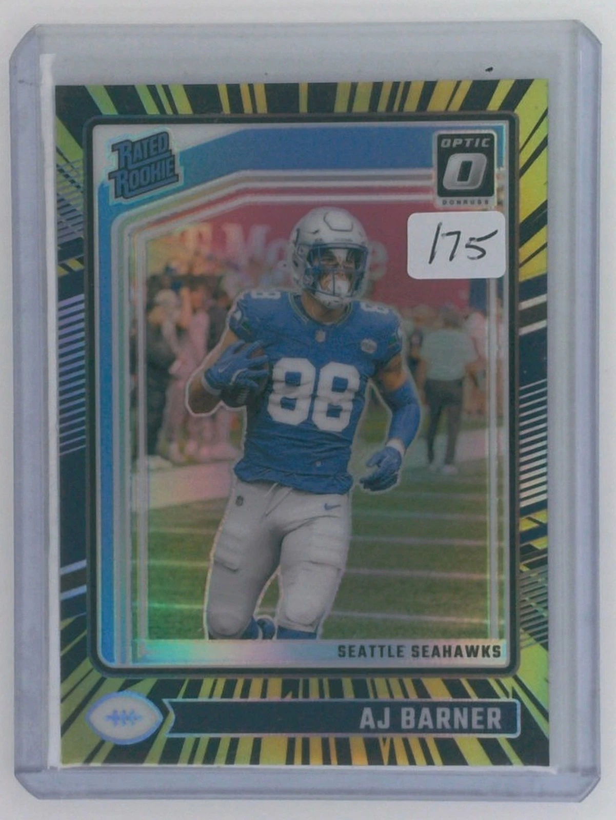 2024 Donruss Optic AJ Barner #204 Electricity Prizm /75