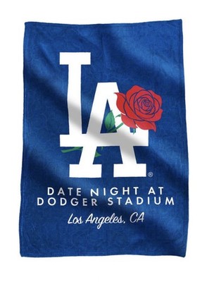 2026 LOS ANGELES DODGERS DATE NIGHT 🌹 SGA BLANKET NEW SEALED