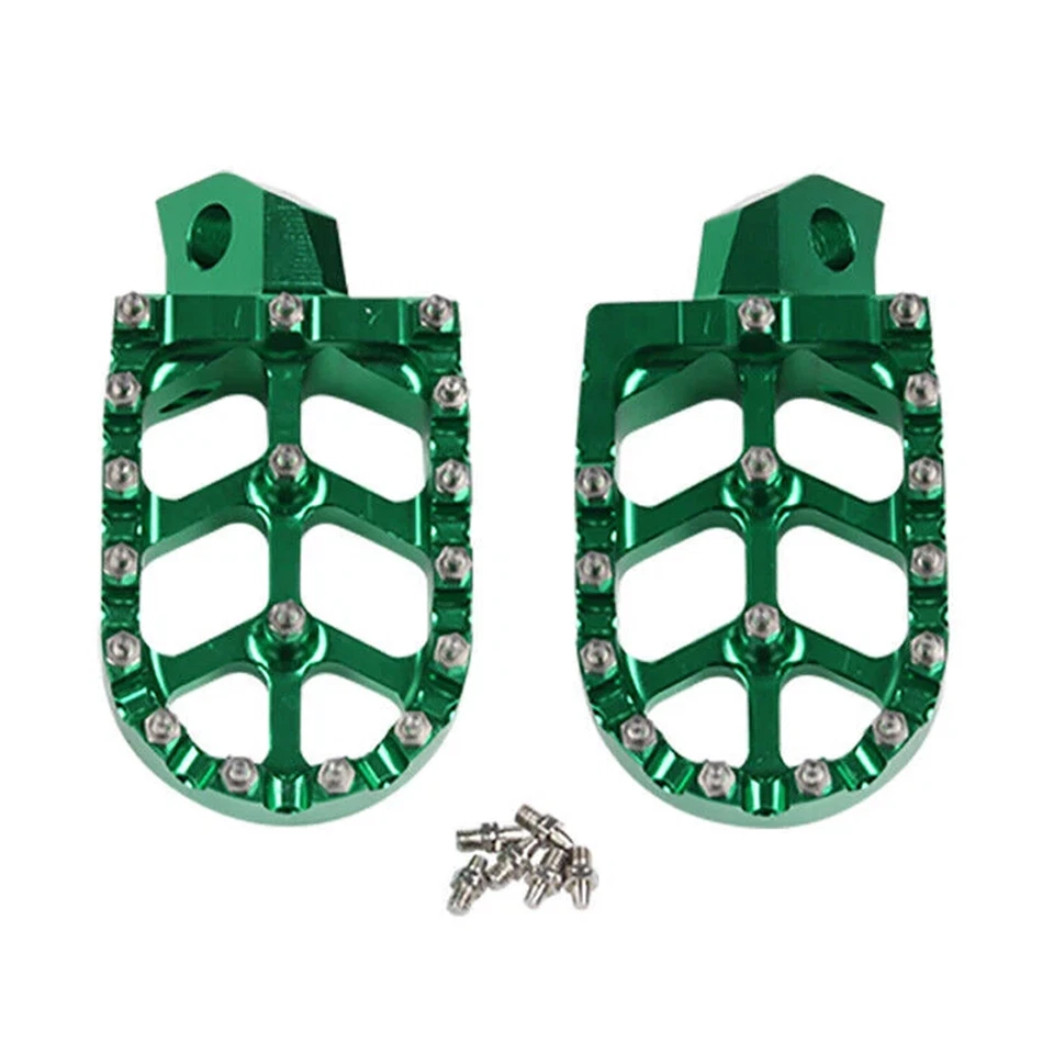 Dirt Bike Footrest Foot Pegs For Kawasaki KX125 KX250 1988-1996 KX500 1988-2004 Foto 3 de 4