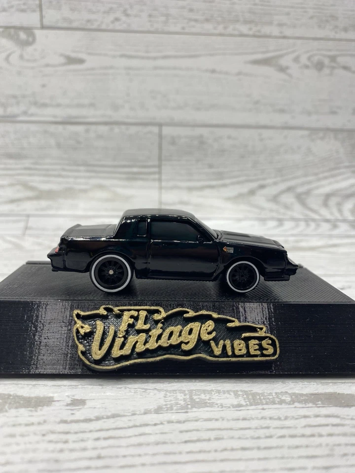 Rueda personalizada intercambiada Buick Grand National 1987 suelta 1/64 caja diorama envío Foto 4 de 4