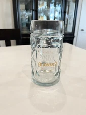 Samuel Adams Octoberfest Beer Mug Stein Thick Dimpled Glass - Raise The Stein