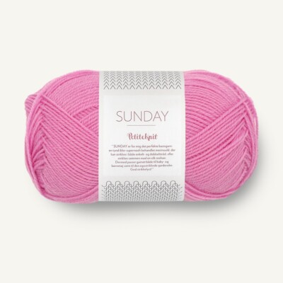 PetiteKnit SUNDAY von SANDNES GARN - FLAMINGO (4604) - 50 g / ca. 235 m Wolle