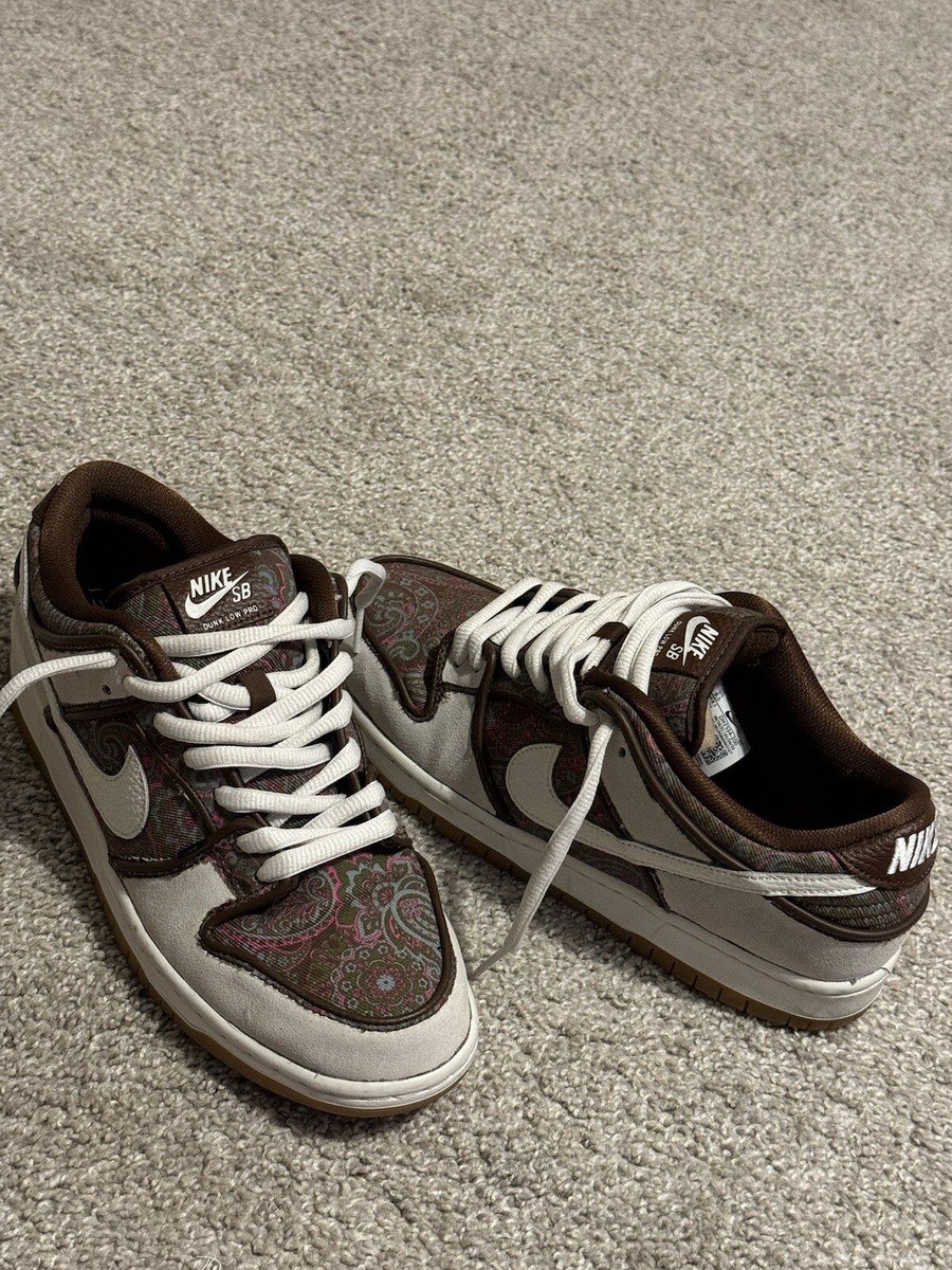 Nike SB Dunk Low Pro Paisley Brown (DH7534-200) Size(Men