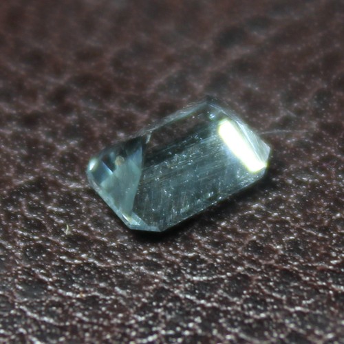 Natural Blue Aquamarine Gemstone 1 ct Loose Aquamarine Faceted Octagon Shape - Picture 3 of 6
