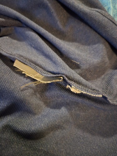 Simply Vera Wang Damen Medium Taschentuchsaum Kleid blau Blumen Fee gebraucht, in einwandfreiem Zustand - Bild 8 von 12