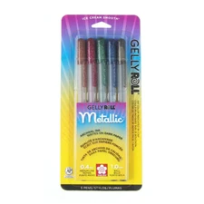 Sakura GELLY ROLL Dark Metallic Gel Pen Ink Set Lettering Illustration Art
