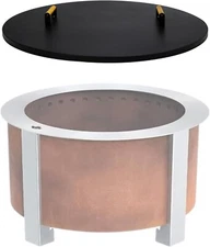 FEBTECH 35" Fire Pit Cover Round - Recommended for 34.5" Smokeless Fire Pit