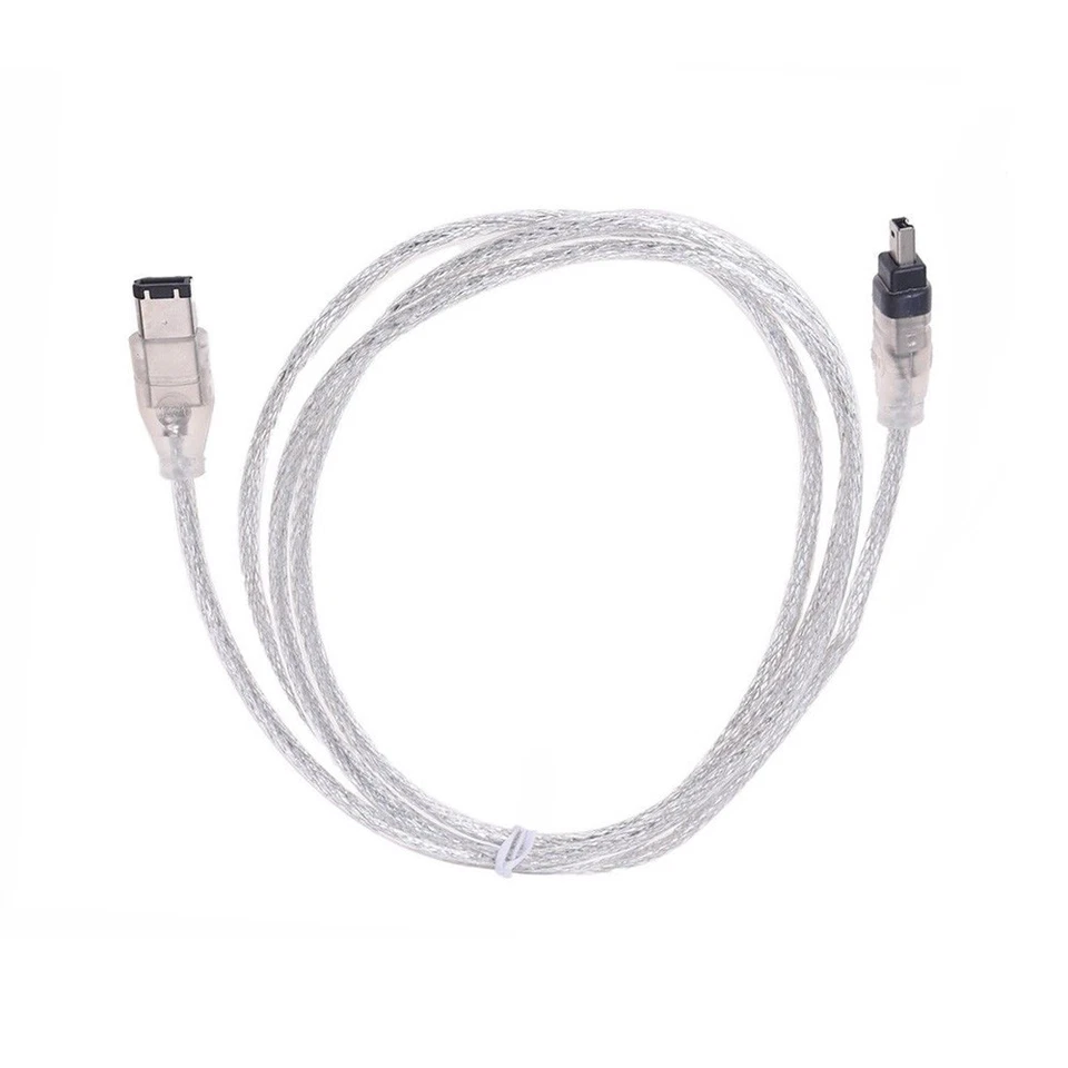 IEEE Firewire 1394 Cable 4 Pin to 6 Pin 4-6 Pin link Cable Wire 2.5 Ft - Image 3 of 4