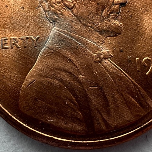 1990 P Lincoln Memorial Cent Mint Error Incomplete Plating Plus US 1C Penny Coin - Picture 9 of 23