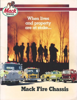 Fire Equipment Brochure - Mack - CS MS R MC CF - Chassis - 1985 (DB307)
