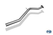 Tubo di ricambio pre-silenziatore scarico sportivo Fox Fiat 124 Spider 103 kW Ø55mm