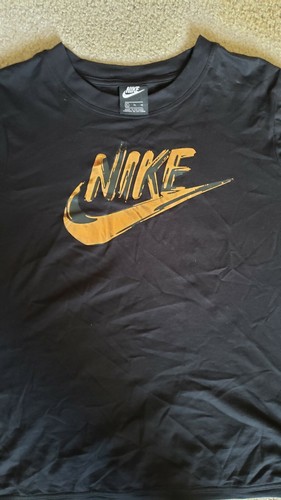 NIKE BLACK long sleeve T-SHIRT Black 