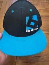braap racing the classics aqua and black baseball cap