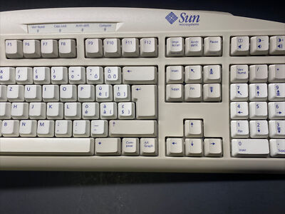 Sun Microsystems Type6 英語キーボード X3516A-O Sun Microsystems Type 6 UNIX Style 3201273-01 USB Keyboard