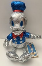 Disney Donald Duck 85th Anniversary Quilted Metallic 15" Plush Special Edition