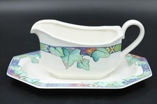 Villeroy & Boch Pasadena Sauciere Soßenschüssel mit Unterteller aus Porzellan