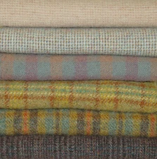 HAND DYED RUG HOOKING WOOL Mill-Dyed ~ "SPRING FLING" (6-pc. collection)