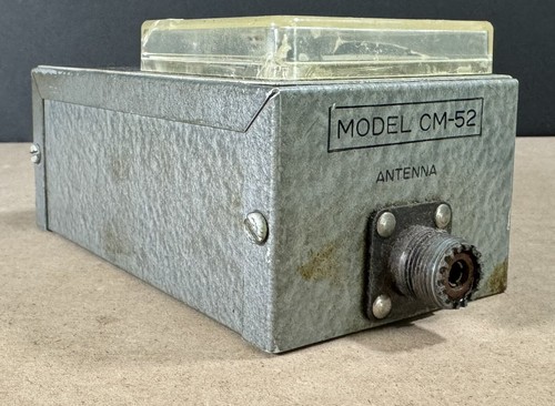 Vintage Continental Electronics Standing Wave Reflectometer Model CM-52 As-Is - Zdjęcie 4 z 5