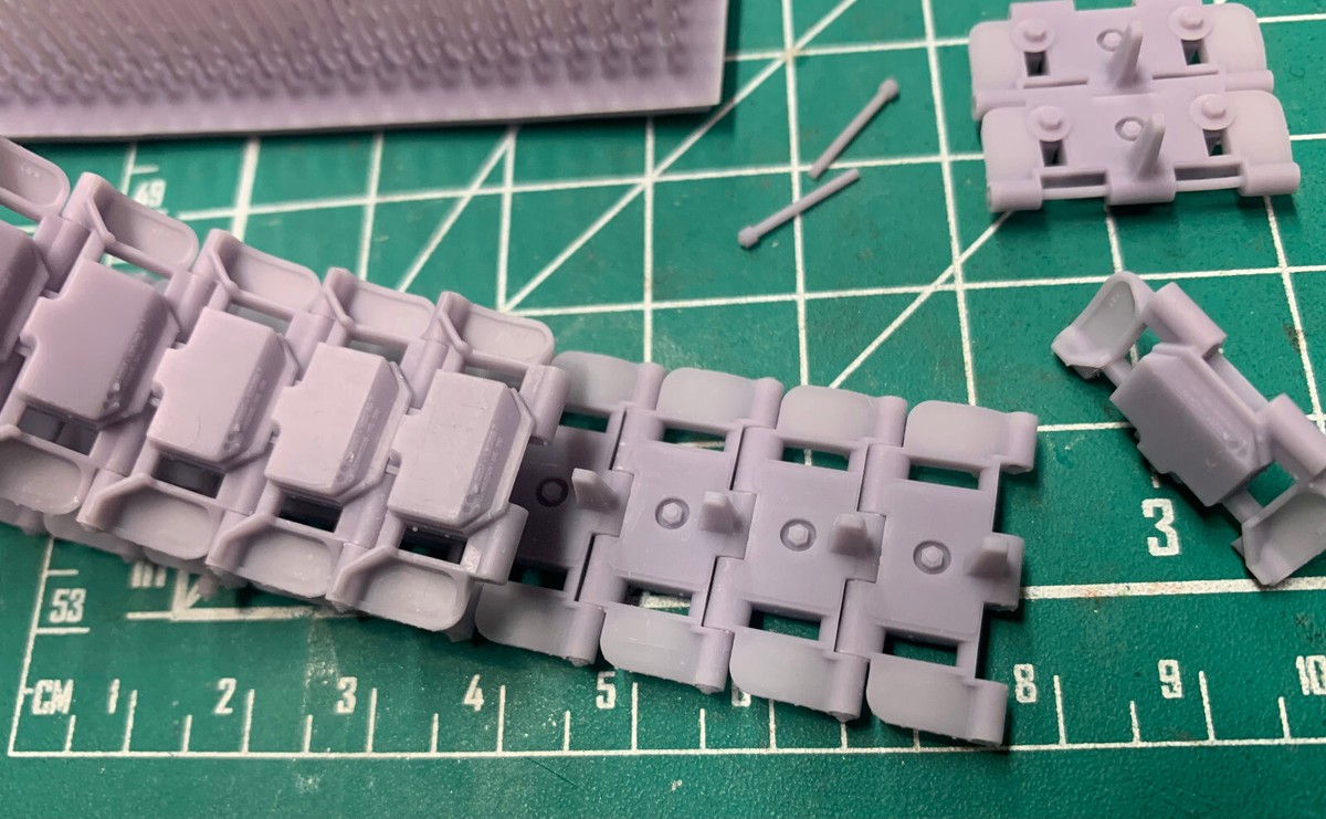 1/16 M113 T130E1 workable tracks for the Andy's Hobbies/Takom