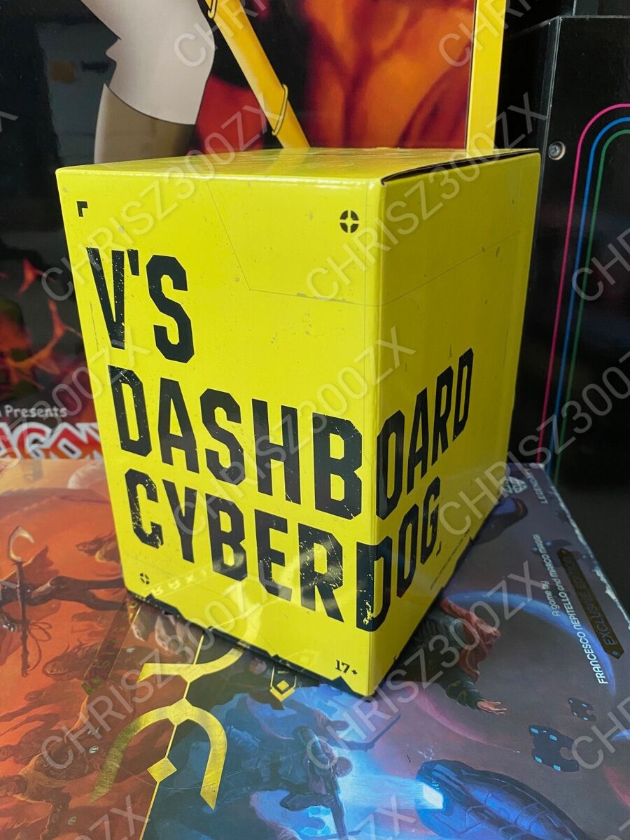 CYBERPUNK 2077 Edgerunners V'S Dashboard Cyberdog Dog Figure CYBERPUNK 2077 Edgerunners V'S Dashboard Cyberdog Dog Figure