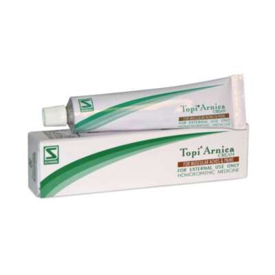 Dr Willmar Schwabe Topi Arnica Cream 25gm for bruises, sprains and muscular pain