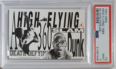 1991 Nike Michael Jordan & Spike Lee #2 High Flying 1989 - PSA 9