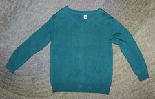 Janie And Jack Boys Green Sweater - Size 5 - EUC