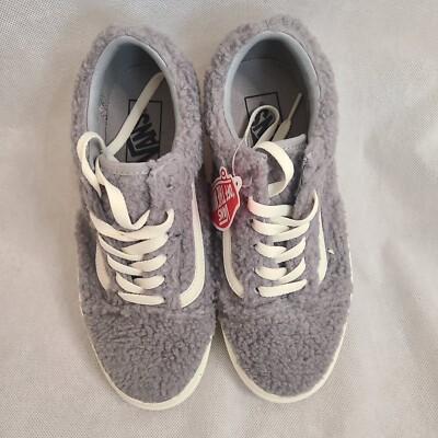 VANS Off The Wall Unisex Skateboard Shoes in Cozy Hug Drizzle