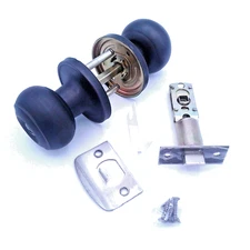 Probrico 10pk Door Knob Privacy Oil Rubbed Bronze Interior Tubular Lockset