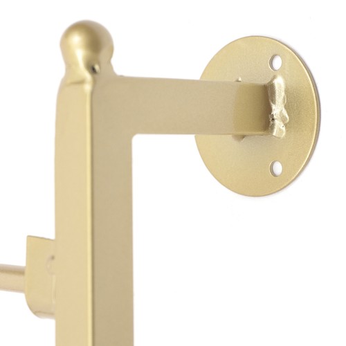 Wandhalterung Schal Display Ständer Gold Badezimmer Handtuchhalter Eingang Schal Halter - Bild 9 von 11