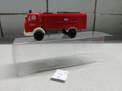 2. WIKING H0 Mercedes Benz TLF 24/50 Feuerwehr,rot, gebr.,aus Set 100 Jahre,EVP