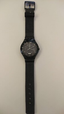 Swatch YWB405MA Stainless Steel Strap Quartz Wrist Watch for Men