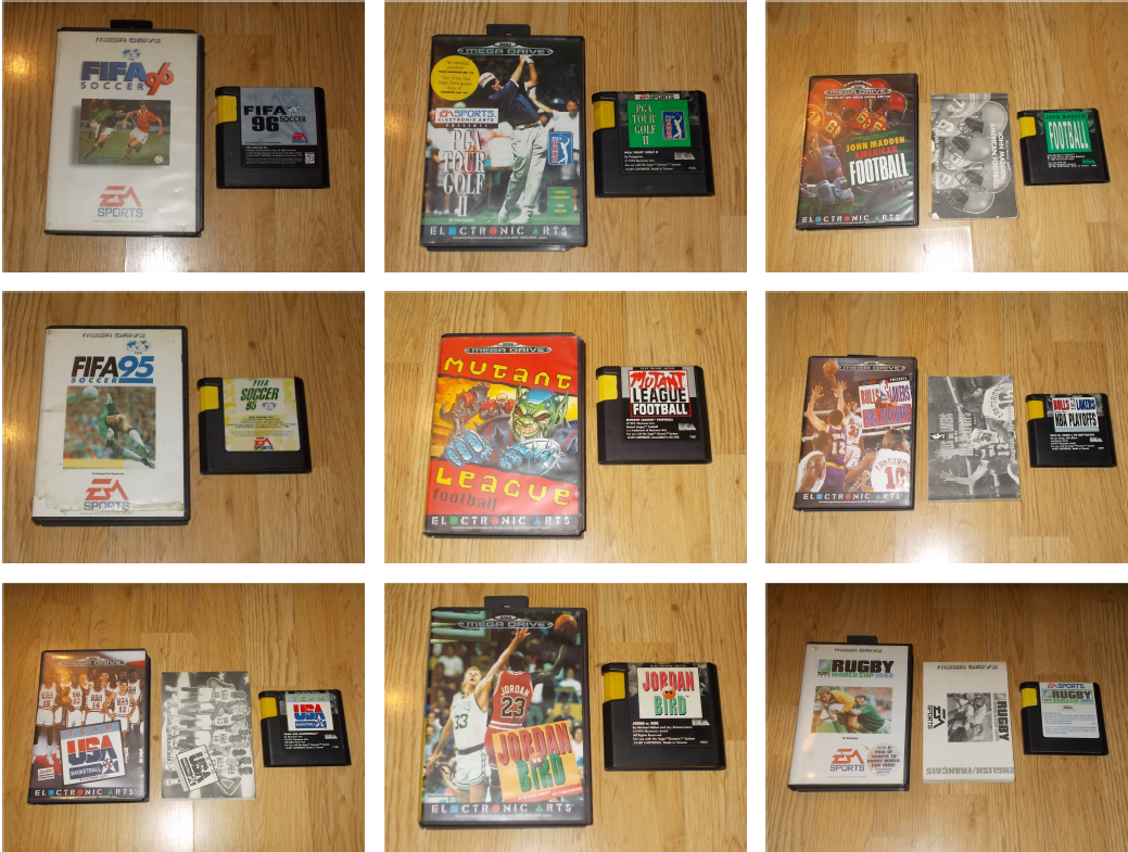 Jeu Vidéo International Tour Tennis Sur Mega Drive - PAL - Complet Avec Boîte