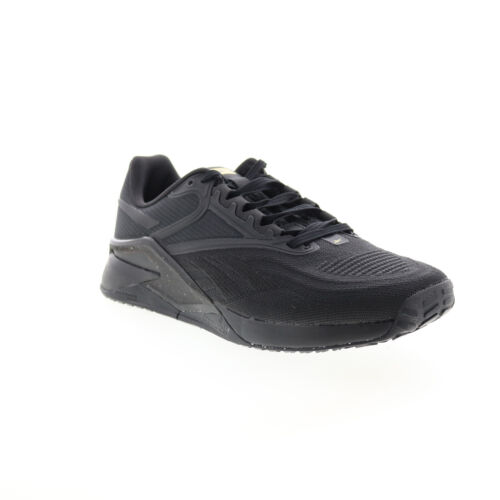Reebok Nano X2 Mens Black Synthetic Lace Up Athletic Cross Training Shoes 7 - Photo 1/8