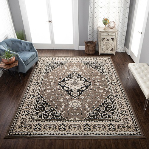 Glendale Medallion Traditional Floral Rugs Runner Kid Friendly Area Rugs eBay